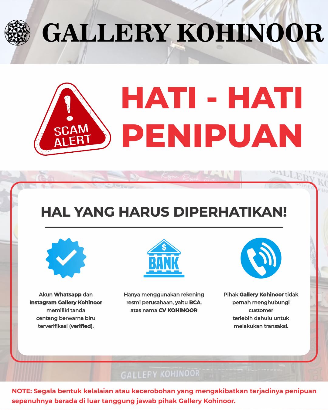 Lengkapi tampilan hari raya mu dengan koleksi giwang model dubai ini.
.
Dapatkan koleksi perhiasan emas model terbaru hanya di @gallerykohinoor
ALWAYS YOUNG & STAY GOLD🌟💫
.
.
More Info : ⤵️⤵️⤵️
Whatsapp : 087869999909
Our outlets :
Gallery Kohinoor : Jl. Sulawesi No. 106-108, Denpasar, Bali. (0361)237925
.
New Gallery Kohinoor : Jl. Sulawesi No. 80, Denpasar, Bali. (0361)8486111
.
Gallery Kohinoor Teuku Umar : Jl. Teuku umar No. 14, Denpasar, Bali. (0361)8488999
.
.
#gallerykohinoor #goldshopbali #tokoemasbali #antam #goldjewellry
TRUSTED GOLD SHOP GALLERY KOHINOOR ⭐ GET THE BEST DESIGNS AND MODELS WITH THE BEST PRICE AND LOTS OF CHOICES HERE 💗