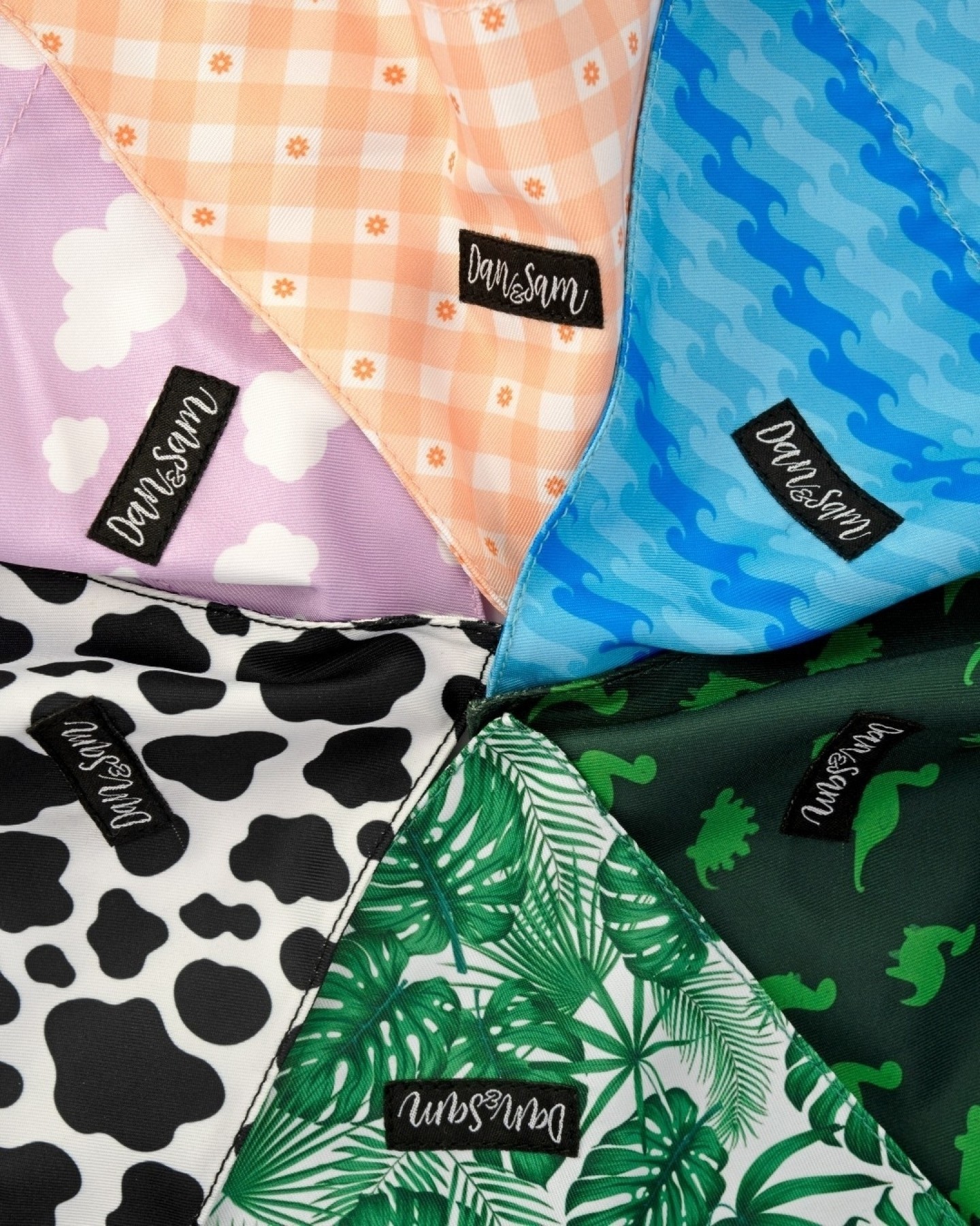 Bandanas are the perfect way to elevate your everyday look or dress up for a special occasion. Do you have a favourite pick? 🌊🌸☁🐮🌿🦖 Bandanas are the perfect way to elevate your everyday look or dress up for a special occasion. Do you have a favourite pick? 🌊🌸☁🐮🌿🦖