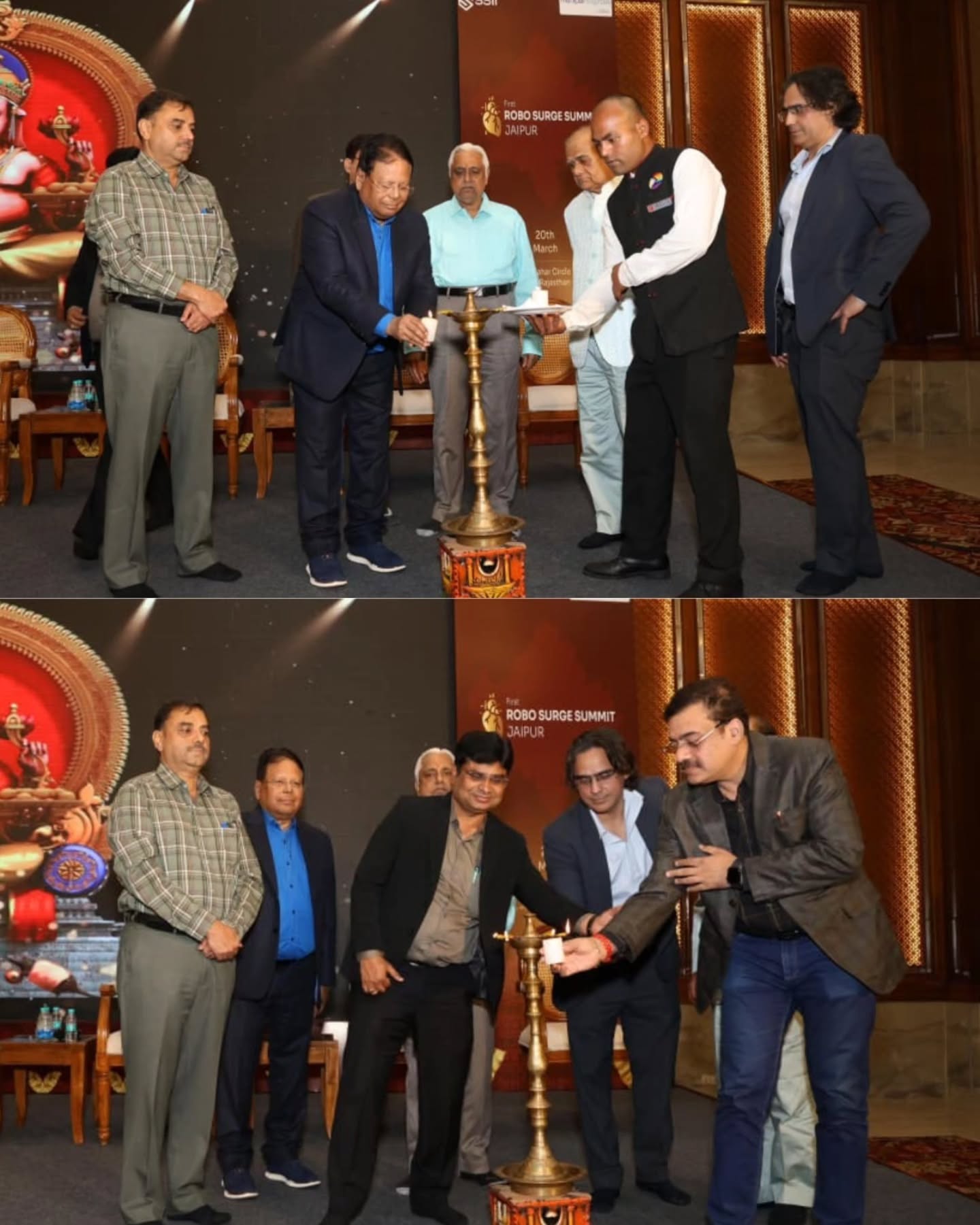 𝗙𝗶𝗿𝘀𝘁 𝗥𝗼𝗯𝗼𝘁𝗶𝗰 𝗦𝘂𝗿𝗴𝗲 𝗦𝘂𝗺𝗺𝗶𝘁 𝗝𝗮𝗶𝗽𝘂𝗿
An incredible evening dedicated to the future of robotic surgery in India, with 𝟮𝟬𝟬+ 𝘀𝘂𝗿𝗴𝗲𝗼𝗻𝘀 𝗷𝗼𝗶𝗻𝗶𝗻𝗴 𝘂𝘀 .
Celebrating a proud milestone of 𝟭𝟬𝟬+ 𝗥𝗼𝗯𝗼𝘁𝗶𝗰 𝗖𝗮𝗿𝗱𝗶𝗮𝗰 𝗦𝘂𝗿𝗴𝗲𝗿𝗶𝗲𝘀 💙 a journey powered by precision, innovation, and teamwork.
Heartfelt thanks to our dedicated cardiac team for their excellence and commitment.
Special gratitude to Dr. Sudhir Srivastava for sharing his invaluable insights and guiding us in advancing robotic cardiac surgery.
Grateful to all the esteemed surgeons, healthcare professionals, and guests who made this event truly successful. 🙏
#RoboticSurgery #CardiacSurgery #HealthcareInnovation #MedicalExcellence #JaipurEvents