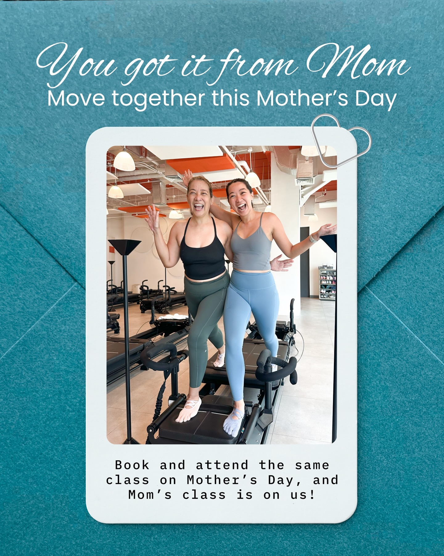 You got it from her. 💞 Take with your mom on…