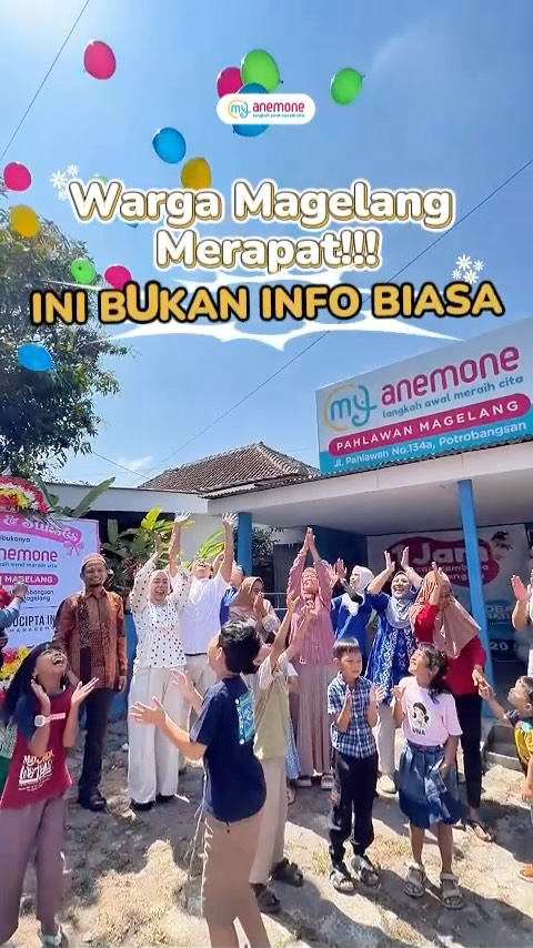 Akhirnya, Anemone resmi hadir di Pahlawan Magelang sebagai cabang ke-302! 🎉 ...