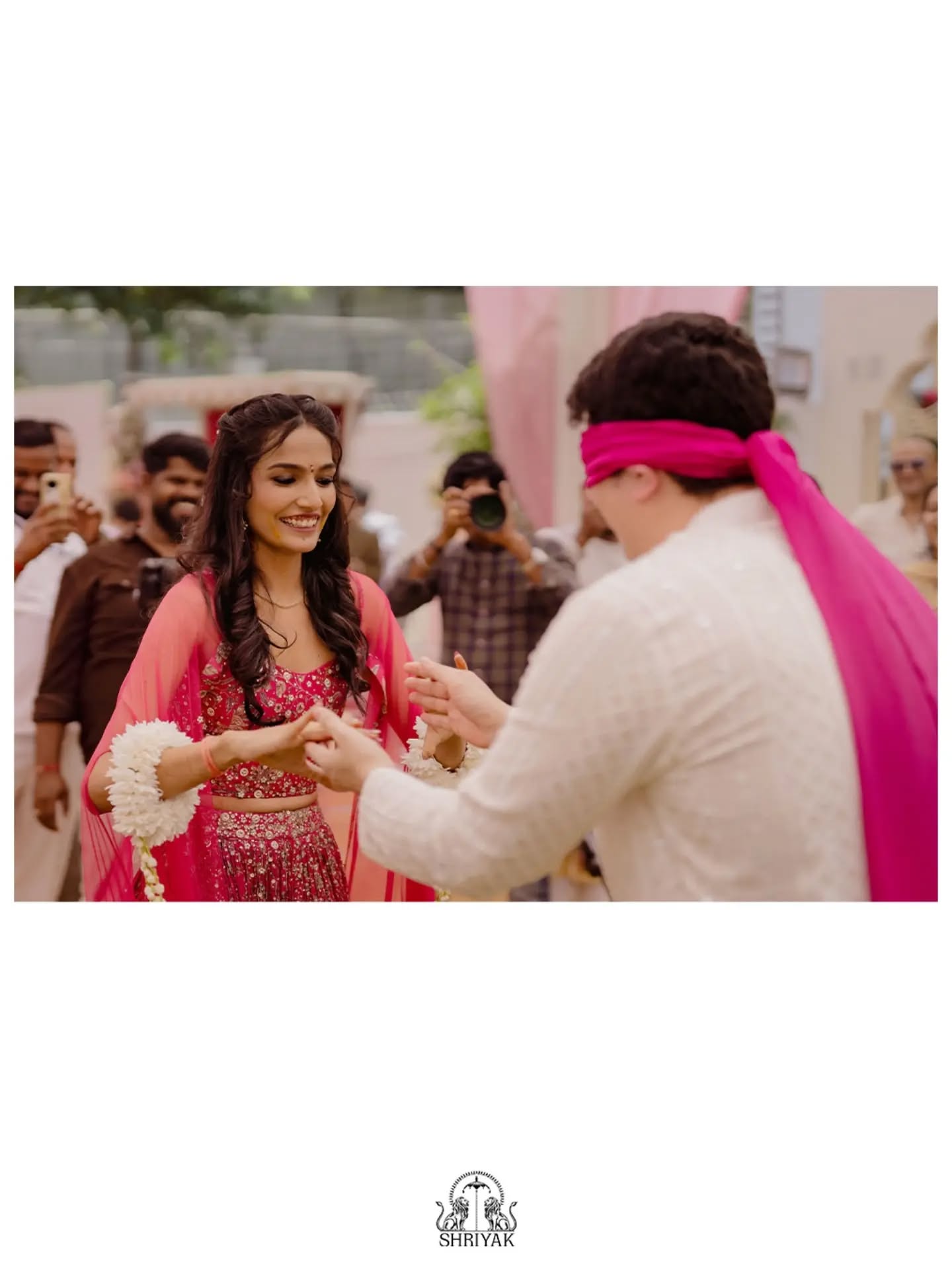 Love is in the pink đź©·
Nikhila & Rajeev’s haldi was full of happy faces and was just a beautiful day celebrating the two of them.