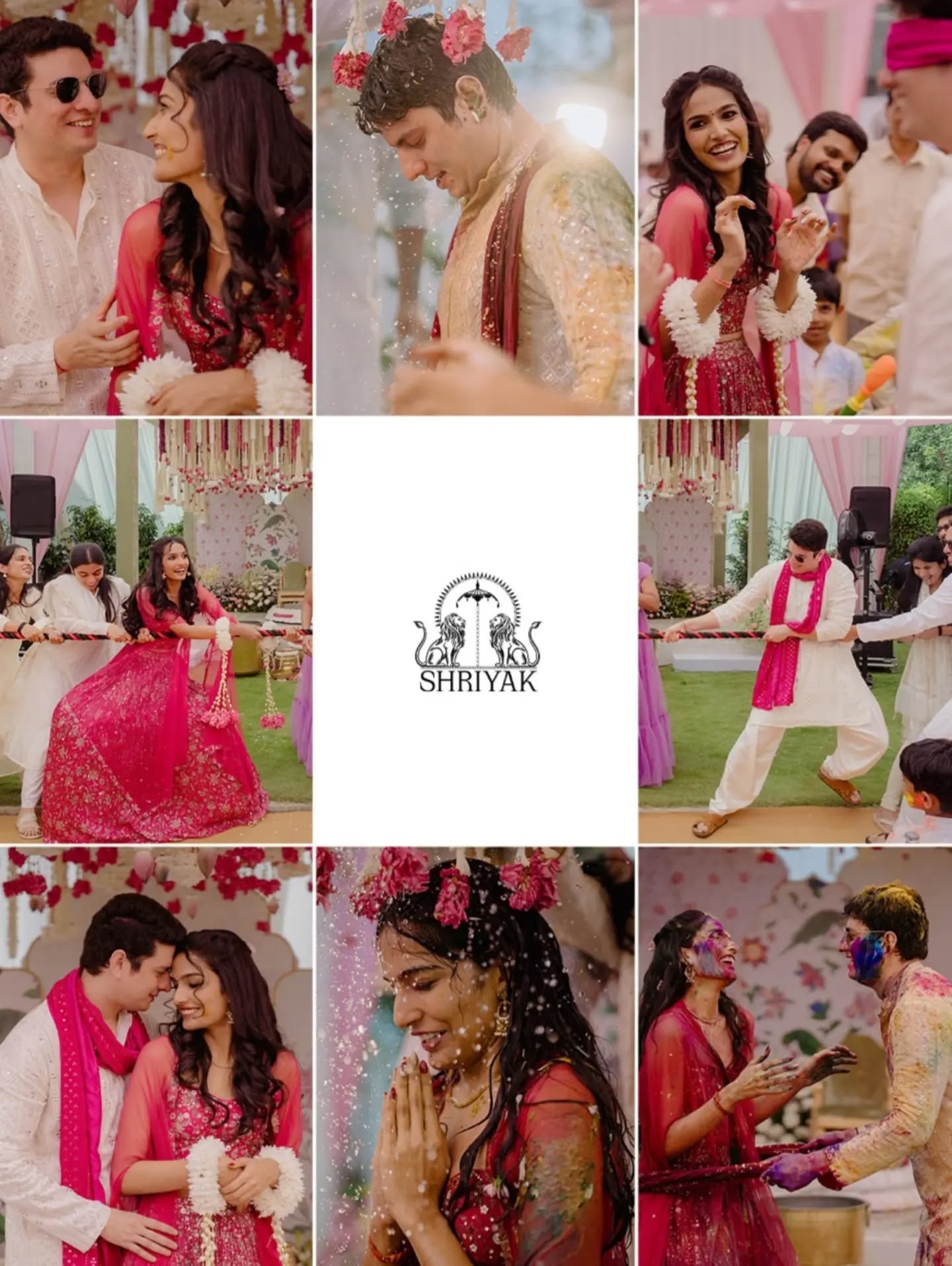 Love is in the pink đź©·
Nikhila & Rajeev’s haldi was full of happy faces and was just a beautiful day celebrating the two of them.