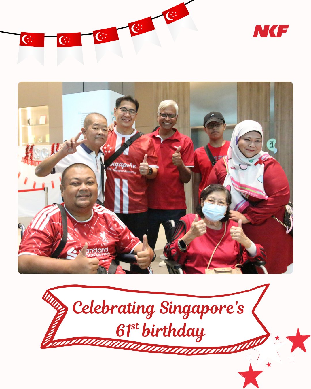 🇸🇬 Celebrating Singapore's 61st Birthday as One NK…
