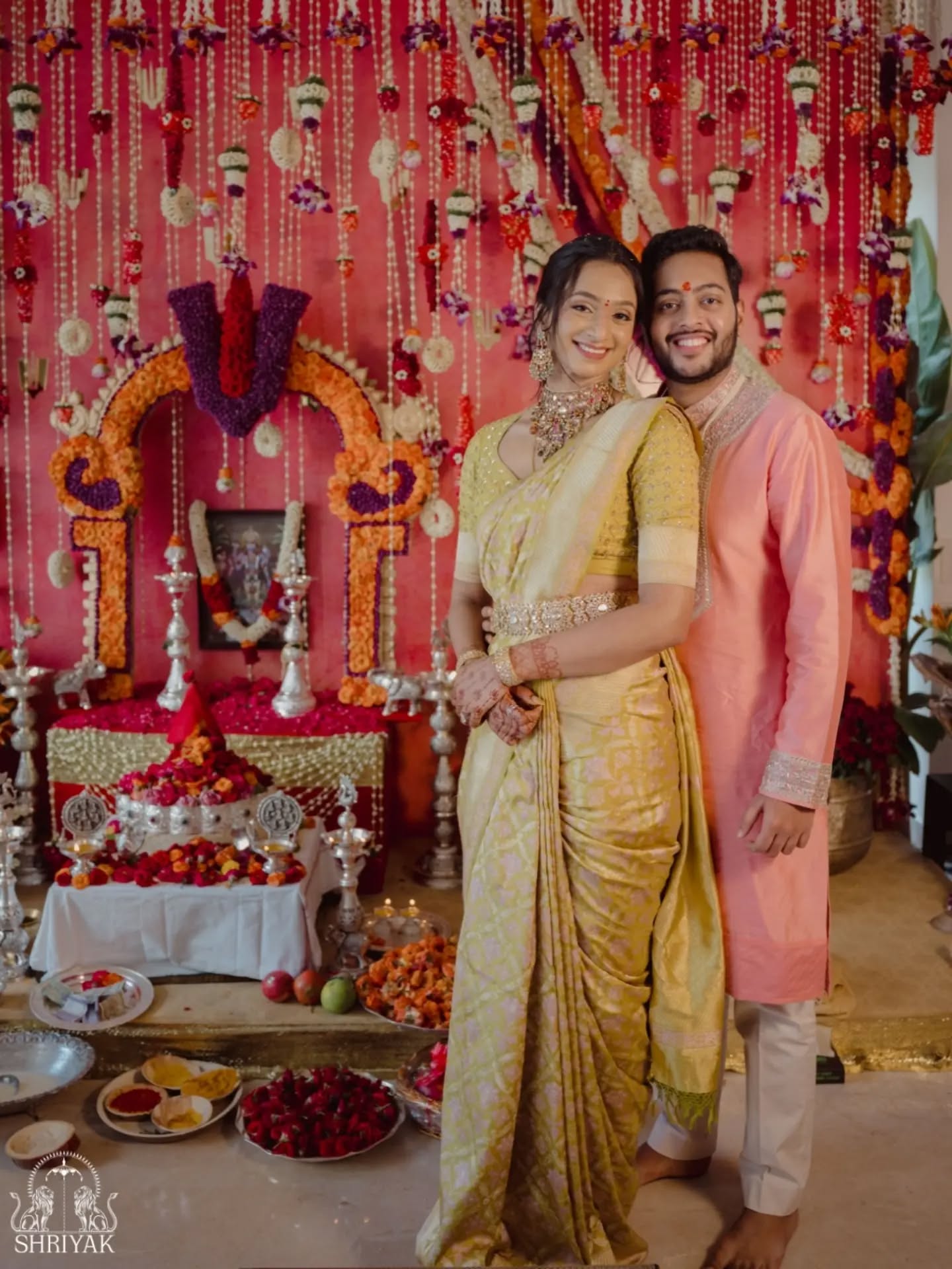 Beginning their new chapter with prayers and blessings✨
Drithi & Harshith’s Satyanarayana Puja.
.
.
#vratham #satyanarayanpooja #satyanarayankatha #TeluguWedding #telugurituals